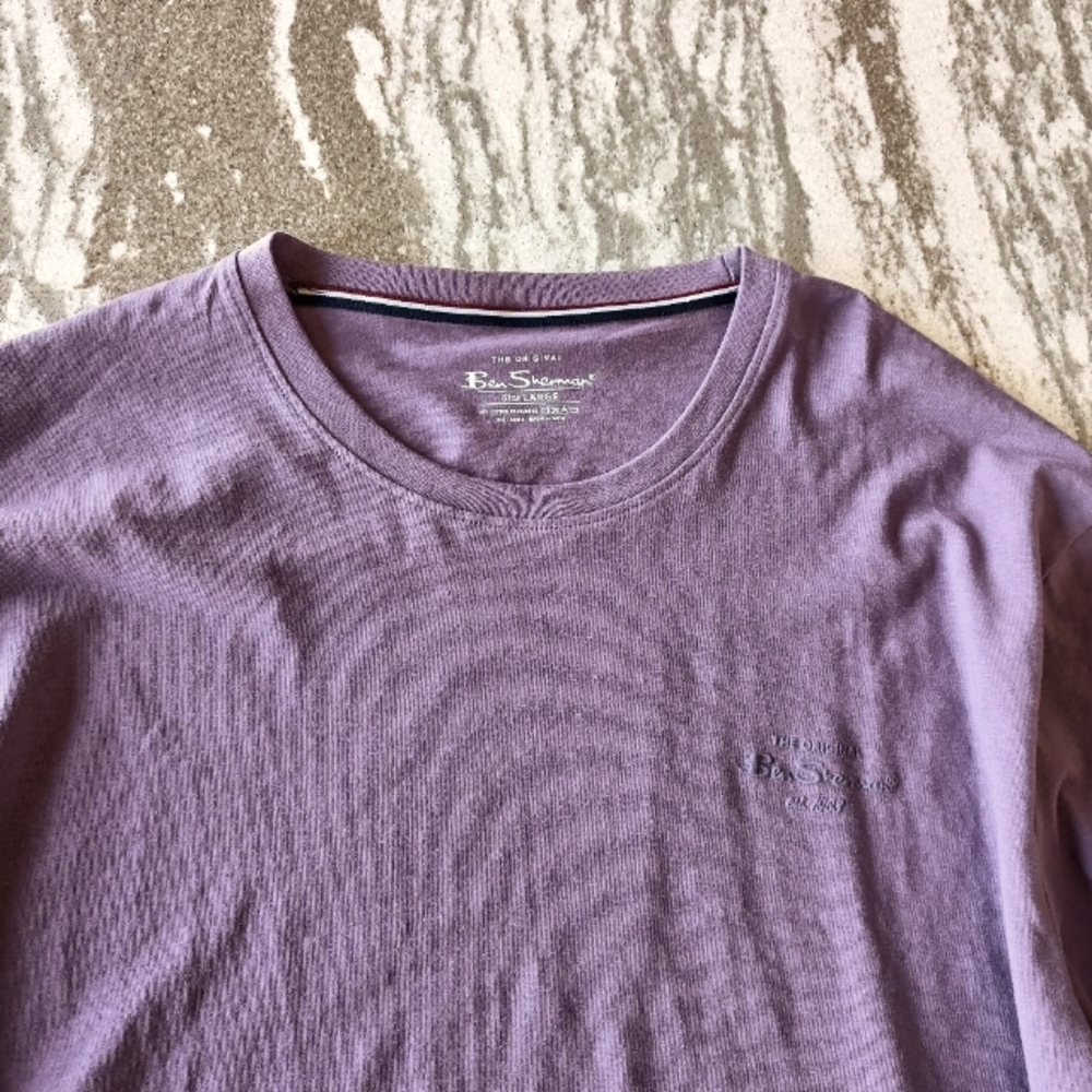 Ben Sherman Men's Long Sleeve Crewneck T-shirt New Size Large